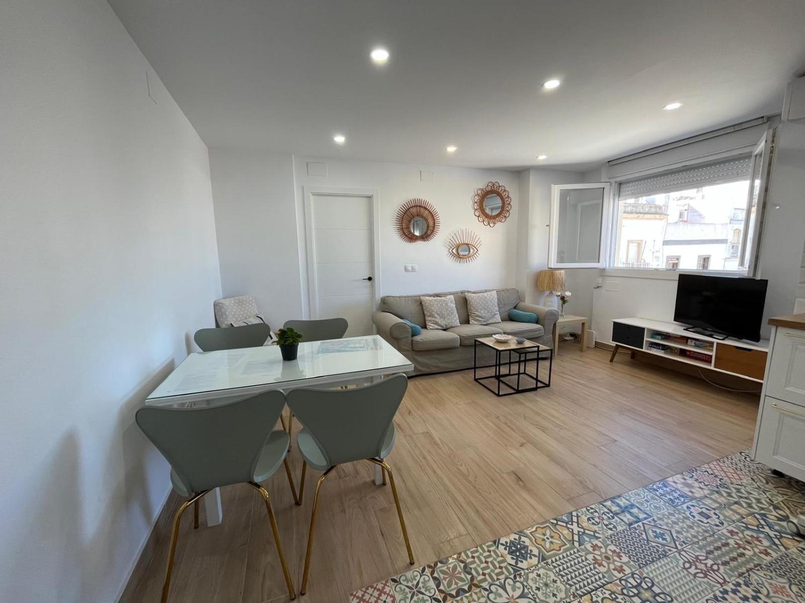 The Traveller'S House Con Vistas A Playa La Caleta Apartment Cadiz Luaran gambar